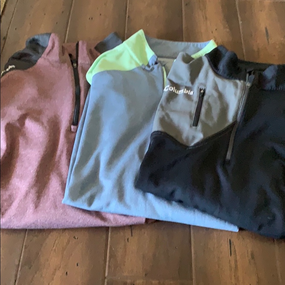 3 Columbia shirts